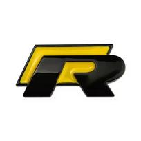 3D Metal R Logo Car Badge Grille Emblem Rear Trunk GSZRE Side Sticker Accessories for Volkswagen VW Polo Golf Jetta CC Tiguan Passat
