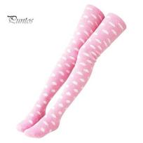 High Elastic Leg Warmers 1 Pair Women Thigh Socks for Winter, Thickened Coral Fleece Warm Winter Warmer Long Stockings, Fluffy Over Knee Boot Girls One Size B white