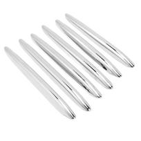 6Pcs Chrome Car Engine Hood Vent Grille Cover Trim Parts Replacement for Mercedes Benz R172 SLK 2011‑2019