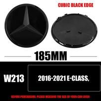 New 3D 185MM 205MM Front Grille Star Logo Emblem Badge Auto Accessories for Mercedes-Benz Amg C/B/E Class W206 W253 W213 GLC GLE