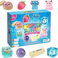 8 Pieces Squishy Malt Mystery Box Squeeze Toy Anti-Stress Slow Rising Creative Fun Fidget Toy Decompression Toy for Children Adults