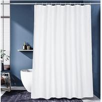 Vandeniui atsparios sutirštintos vonios užuolaidos Plaunamos mašinoje vientisos spalvos dušo užuolaidos su plastikiniais žiedais 120 width x 180 height gray