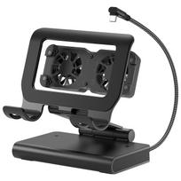 Dual Fans Docking Station for Steam Deck, Rog Ally X, Legion Go, Msi Claw, Adjustable Stand HDMI 4K Multi Port Dock for Gaming juoda