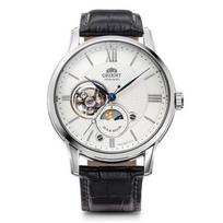 ORIENT SUNMOON Automatic Mechanical Watch Domestic Manufacturer Warranty Classic RN-AS0003S Mens White Silver Fashion white