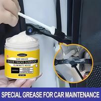 High-Performance Car Interior Lubricant Paste: Non-Sticky White Grease for Door Rails/Sunroofs/Hinges Bike Chains Hoses Windshield Washer 1