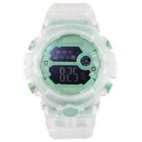 UTHAI CE35 Children Sport Watch for Girls Boys Teens Kid Digital Electronic Clocks Wristwatch Transparent Jelly Waterproof Swim pink