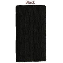 Fitness Aerobics Badminton Yoga Gym Basketbal Wristband Sweat Band Sweatband Arm Band juoda
