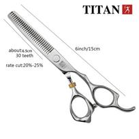 TITAN Professional Barber Tools Hair Scissor Cutting Thinning Hairdressing Shear 5.0/5.5/6.0/6.5 Inch Japan 440C Steel