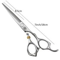 TITAN Professional Barber Tools Hair Scissor Cutting Thinning Hairdressing Shear 5.0/5.5/6.0/6.5 Inch Japan 440C Steel
