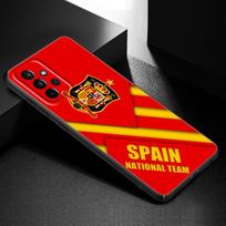 Ispanijos vėliavos telefono dėklas, skirtas Samsung Galaxy A21 A30 A50 A52 S A13 A22 A32 A33 A53 A73 5G A11 A12 A31 A51 A70 A71 A72 dangtelis Samsung A21S red