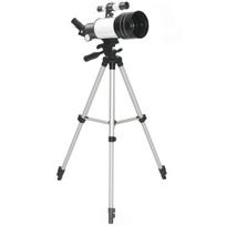 Stovas Teleskopinis trikojis 76x76x133 cm Baltas Reguliuojamas