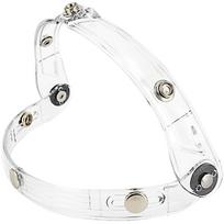 Shield up adapter clear for jet helmet white