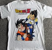 NAUJA KARŠTA!!!  Dragon Ball Z Goku prieš Vegeta Anime Grafinis Marškinėlis M gray