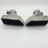 Nerūdijančio plieno duslintuvo dangtelis 10-17 BMW F10/F18 Car Exhaust Pipe gray