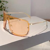 KAMMPT Pilot Trend Retro Metal Decor Women Sunglasses Fashion Ladies Sun Glasses for Hiking Travelling as picture shows gray