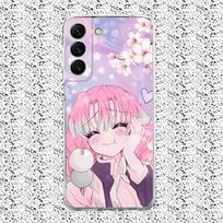 Mitsuri Kanroji Phone Case Silicone For Samsung S30,S23,21,22,20 Ultra,S20 FE lite,S10,9,PIus Note20ultra Cover Clear SamsungS21s305G pink