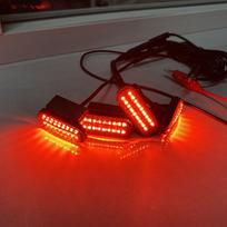 18LED Front Grille Light For Volkswagen VW Tiguan Tiguan L Tiguan X 2010-2025 Car Daytime Running Light Wheel Eyebrow Lamp12V black