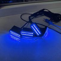 18LED Front Grille Light For Volkswagen VW Tiguan Tiguan L Tiguan X 2010-2025 Car Daytime Running Light Wheel Eyebrow Lamp12V