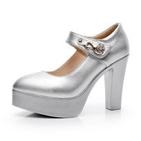 5 8 10cm Small Size 32-44 Elegant Gold Silver Wedding Shoes Women Platform Pumps 2025 Block High Heels Shoes Dress Office Model 43 white