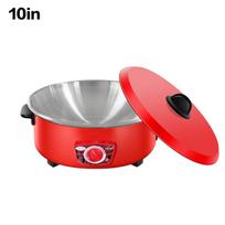 2.4L/4L Red Multicooker Single Layer Electric Pot 1-2 People Household Non-stick Pan Hot Pot Rice Cooker Cooking Appliances gray