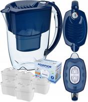 Vandens filtravimo ąsotis Aquaphor Amethyst 2.8l + Maxfor+ vandens filtrų, 5 vnt, tamsiai mėlynas
