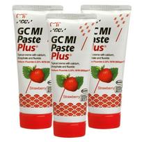 Dantų pasta su fluoru GC Mi Paste Plus Recaldent, braškių skonio, 35 ml, 3 vnt