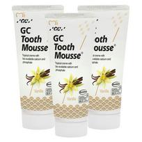 Remineralizuojanti dantų pasta be fluoro GC Mousse Vanilla, vanilės skonio, 35 ml, 3 vnt