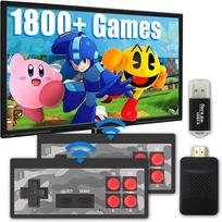 Retro žaidimų konsolė HappyJoe 4K HDMI HD, su 1800 žaidimų