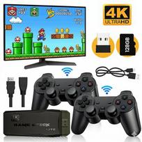 Žaidimų konsolė HappyJoe Plug & Play, 4K HDMI, 128GB, su 40000 žaidimų