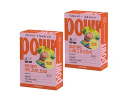 Skalbimo lapeliai POWR x2vnt, spalvotiems skalbiniams, 80 lapelių, visų tipų audiniams, be mikroplastiko