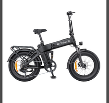 ENGWE ENGINE PRO 3.0 elektrinis dviratis (20"), juoda, standartinė (su „Boost“ mygtuku)