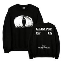 Joji SOLARIS Tour 2026 Crewneck Sweatshirt Long Sleeve Unisex Pullovers Graphic Print Merch Fashion Casual Clothing M black