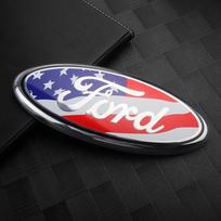 1PCS Car Front Grille Badge Replace Trunk Emblem Lid Logo Decor For Ford Focus 2 Kuga Mondeo Mustang S-MAX mk7 f150 MK2 MK3 MK5 dnvr15 12.5x5cm