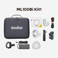 Godox ML100 Bi-color Kit 1 LED vaizdo šviesos rinkinys