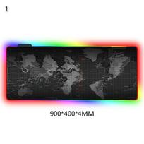 30*80/40*90CM RGB Pelės Kilimėlis Žaidimams Kompiuterio Pelės Kilimėlis LED Apšviestas Didelis Pelės Kilimėlis Stalui Klaviatūrai Pelėms 40X90CM