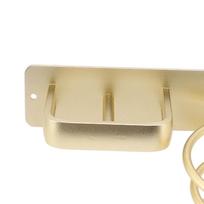 Hair Dryer Holder Hair Straightener Storage Bracket Rack Space Aluminum Home Decoration beige