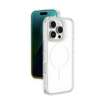 Dėklas AmazingThing Titan Pro Mag su magnetiniu žiedu, skirtas iPhone 16 Pro, skaidrus