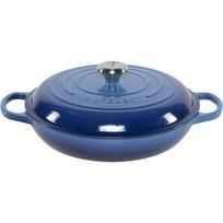 Žemas troškintuvas Le Creuset Gourmet Casserole Shallow, 30 cm, Azure