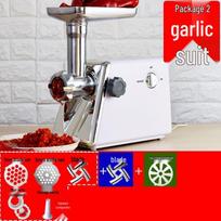 Fully Automatic Electric Meat Grinder & Sausage Stuffer with Vegetable Cutter gray