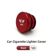 /Car Aluminum Cigarette Lighter Button Plug Dust Cover For MINI Cooper JCW R56 Countryman Paceman Clubman 58 R59 R57 R55 F55 F56 brown