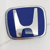 Car Front Rear Logo Grille Emblem Sticker Accessory For Honda Civic FIT Accord Prelude CRV 5th Mugen City CRZ CRX Jazz HRV Pilot 98mm x 80mm
