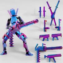 T13 Titan 13 Action Figure 3Dprinted Robot Model Multi-Jointed Movable Fidget Toy Collectible Desktop Decoration Fan Friend Gift