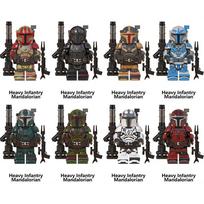 8PCS Star Wars Clone Wars Fit Lego Minifigures  Toy Star Wars - D