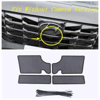 Car Front Grille Middle Net ect-Proof Net Water Tank Condenser Protective Net Cover Fit For Hyundai Tucson NX4 Without Camera