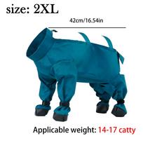 M/L/XL/XXL Winter Dog Snow Suit Adjustable Waterproof Pants Reflective Strips Dog Suspenders Boots Dog Coat Jackets for Outdoor