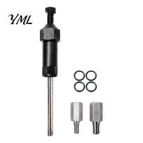 Lubrication Nozzle Clearing Device Grease Fitting Cleaning Tool, Clears Clogged Fittings by Hydraulic Pressure, Heavy Professional Maintenance Long