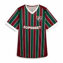 26 Vyrų Vaikų Fluminense Futbolo Marškinėliai Gerbėjams Trumpomis Rankovėmis Futbolo Marškiniai Sportinė Uniforma Klasikinė Retro Dryžuota Šeimos Derinimo Apranga M