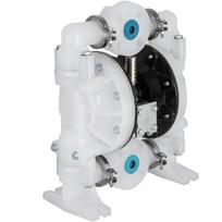 VEVOR Air-Operated Double Diaphragm Pump 25.4mm(1 inch) Inlet/Outlet 113 L/min(30GPM) Polypropylene Max 7 bar(100PSI) for Chemical and Industrial Use