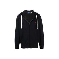 Polo Ralph Lauren Logo Embroidered Zipped Hoodie 710813297-001 M black