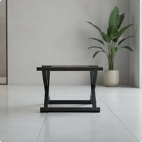 Folding Luggage Rack with Leather Sturdy Foldable Baggage Holder Portable gray